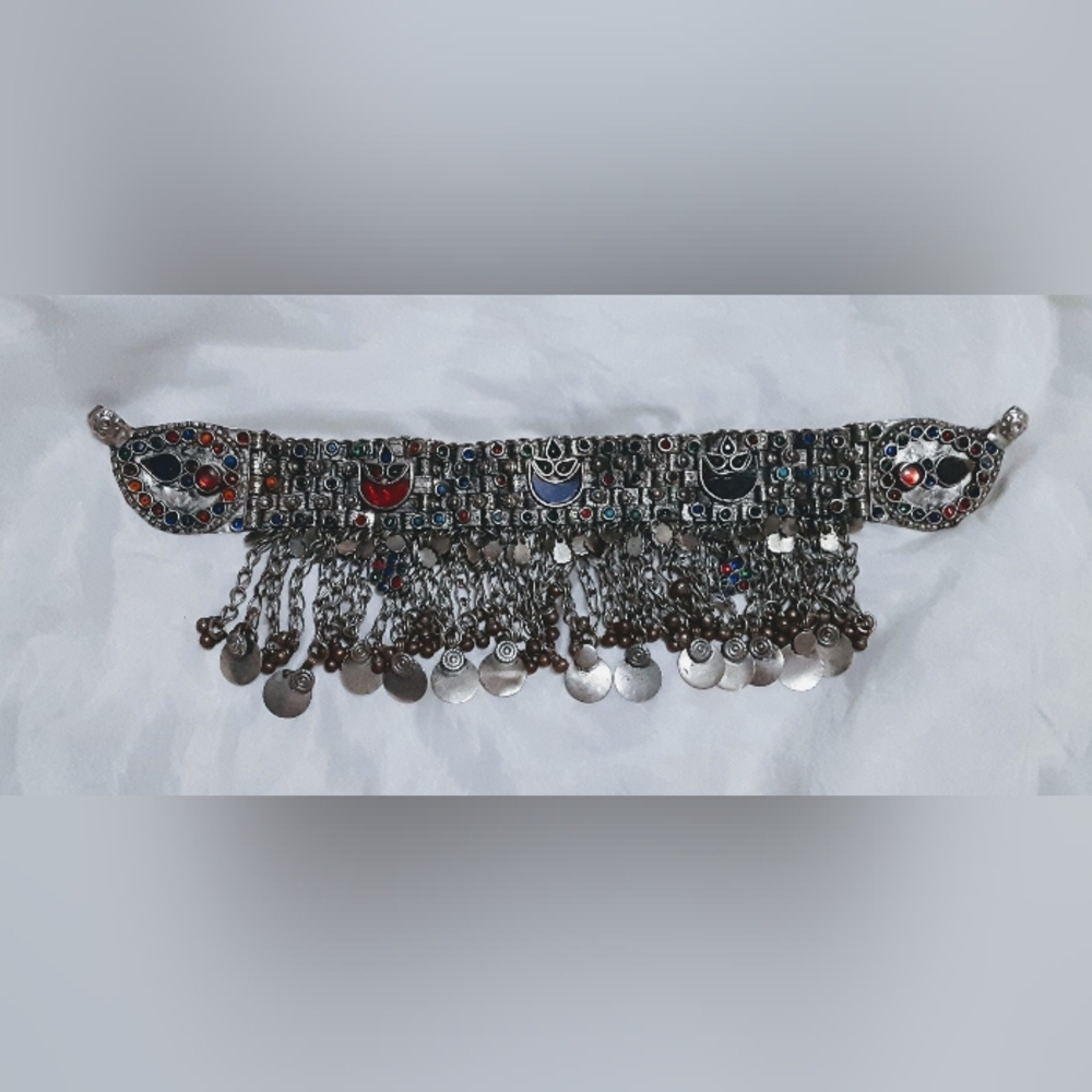 Kuchi Tribal Nomadic Gypsy Jewelry Ornament - Head Adornment, Choker or Belt